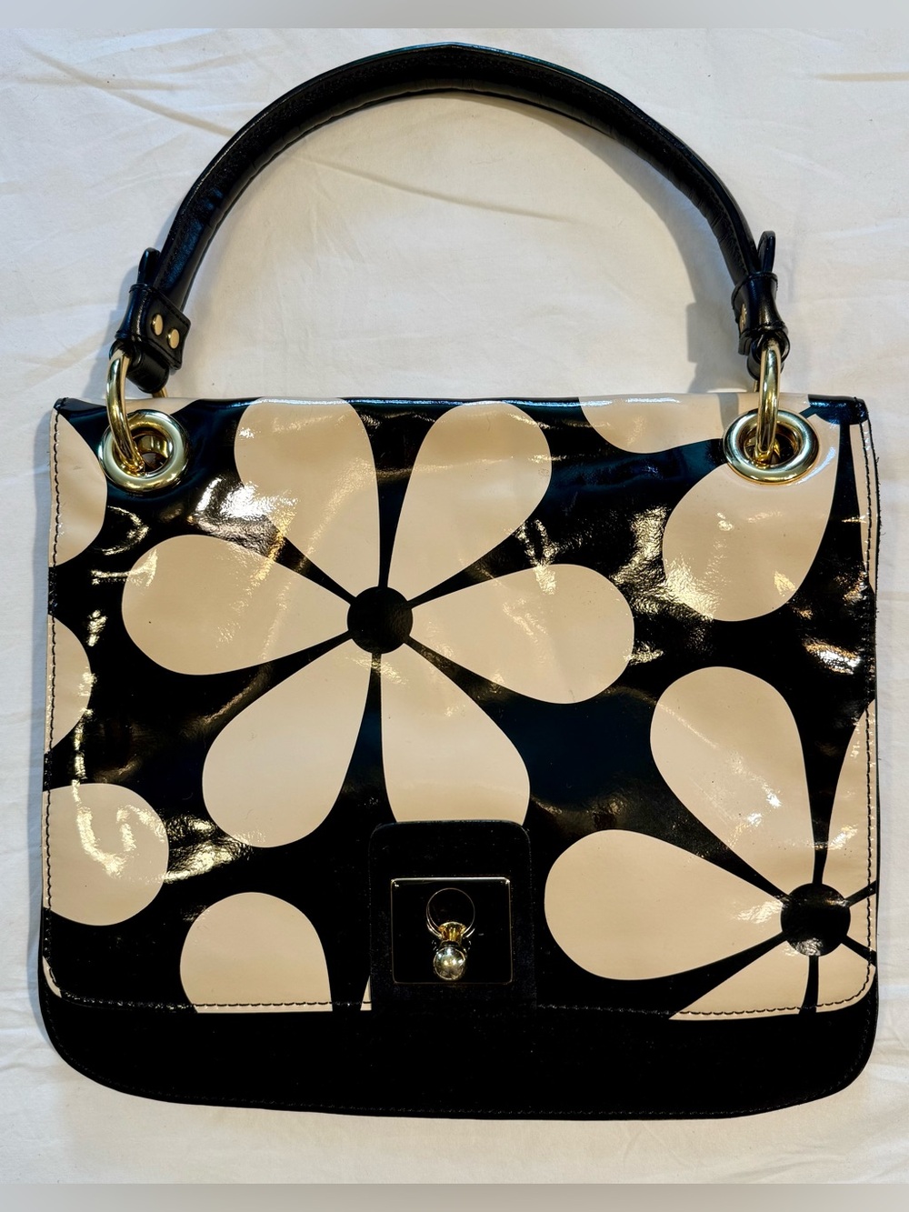 ORLA KIELY Printed Patent Leather Bag - Picture 2 of 16